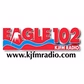 Eagle 102 - KJFM logo