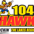 104.9 The Hawk - WLKZ logo