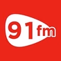 91 FM logo