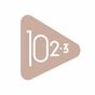 102.3 FM logo