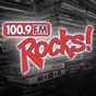 100.9 FM Rocks - WBZG logo