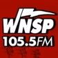 WNSP Sports Radio 105.5 - WNSP logo