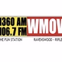 AM1360,FM106-7and 93-5 WMOV - W294AF logo