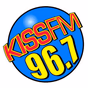 96.7 KISS FM - KISN logo