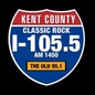 Classic Rock I-105.5 and 1450 AM - WWRI logo