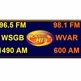 The Mighty 1490 - WVAR logo