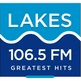 106.5 Lakes FM - KFMC logo