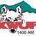 The Wolf 1400 - KWUF logo