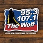 95.3 & 107.1 The Wolf - WXLF logo