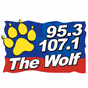 95.3 The Wolf - WLFK logo