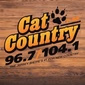Cat Country 96.7 & 104.1 - WADB logo