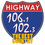 Highway 106.1 & 102.3 - WWMY logo