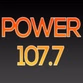 Power 107.7 logo
