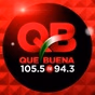 Que Buena 105.5/94.3 - KEBN logo