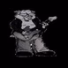 WDBS The Rockhog logo