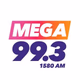Mega 99.3 - KAJM Logo