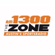 AM 1300 The Zone - KVET Logo