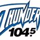 Thunder 104.5 - WGRX Logo