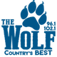 96.1 & 102.1 The Wolf - KID-FM Logo