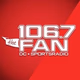 106.7 The Fan - WJFK-FM Logo