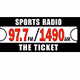 97.7 The Ticket - WCSV Logo