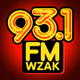 93.1 WZAK - WZAK Logo
