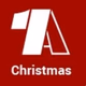 Radio 1A - 1A Christmas Logo