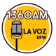 La Voz 1360AM - KMNY Logo