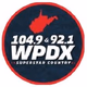 Superstar Country 104.9 & 92.1 - WPDX Logo