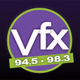 Vfx 94.5-98.3 - K288BU Logo
