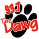 93.7 The Dawg - WDGG Logo
