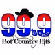 99.9  Hot Country Hits - WHCH Logo
