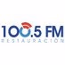 100.5 FM Restauración Logo
