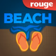 Rouge FM - Beach Logo