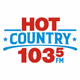 Hot Country 103.5 - CKHZ Logo