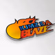 KJMZ DA BLAZE Logo