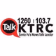 KTRC 1260 / 103.7 Talk Radio - K279CX Logo