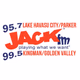 95.7-99.5 JACK fm River Rat Radio - K258DW Logo