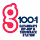 g100.1 FM - WXYY Logo