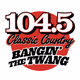 Classic Country 104.5 - WCXS Logo