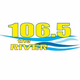 106.5 FM The River - WZNJ Logo