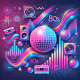 HearMe.fm - 80s Dance Logo