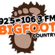 Bigfoot Country - WDBF-FM Logo